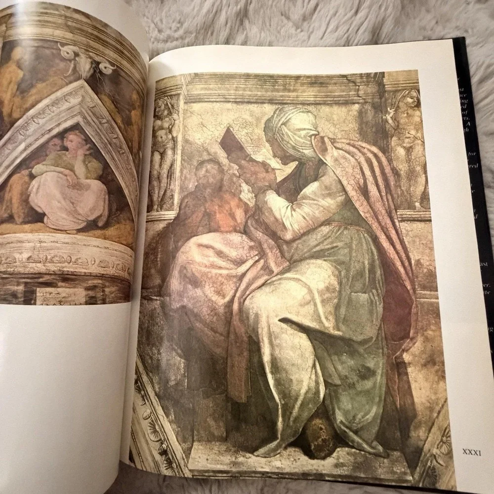 Vintage 1978 Michelangelo Avenel‎ Art Library 1st Ed Hardcover Coffee Table Book